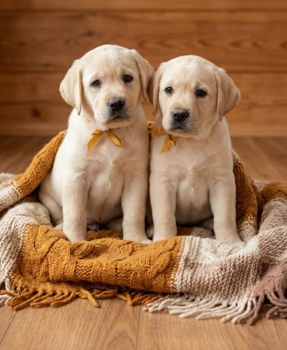 Цуценята лабрадора-ретрівера